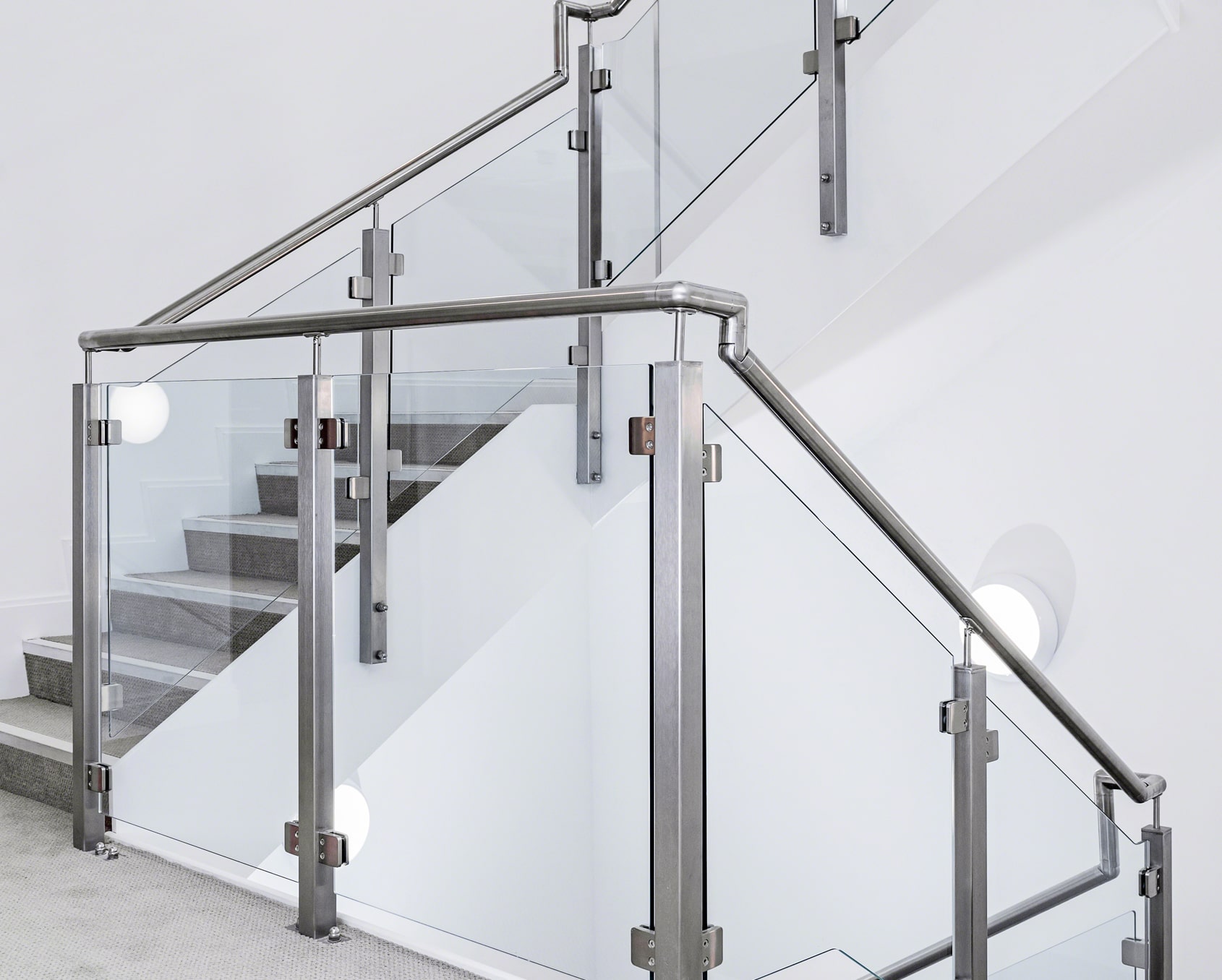 SS Railings with Glass